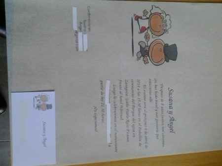Nuestras invitaciones y tarjeta de num de cta - 1
