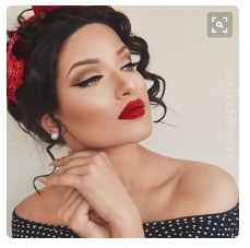 Maquillaje novia estilo vintage 1