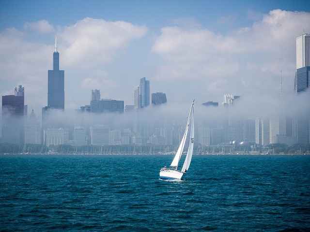 Chicago desde el lago Michigan