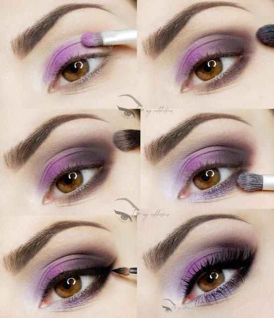 maquillaje ojos lila 3