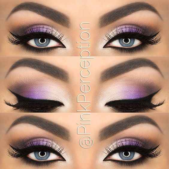 maquillaje ojos lila 5