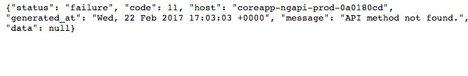 error web
