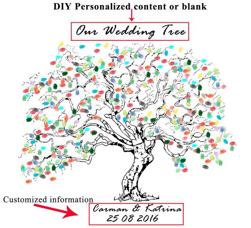 Arbol huellas aliexpress 1