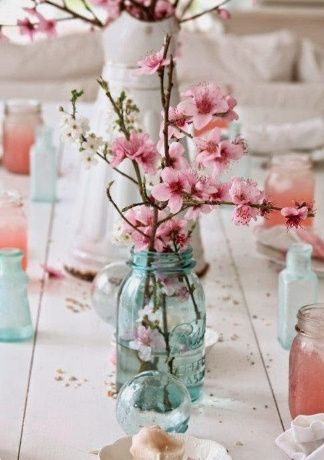 Centros de flores de cerezo