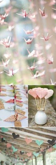 Origamis para decoración
