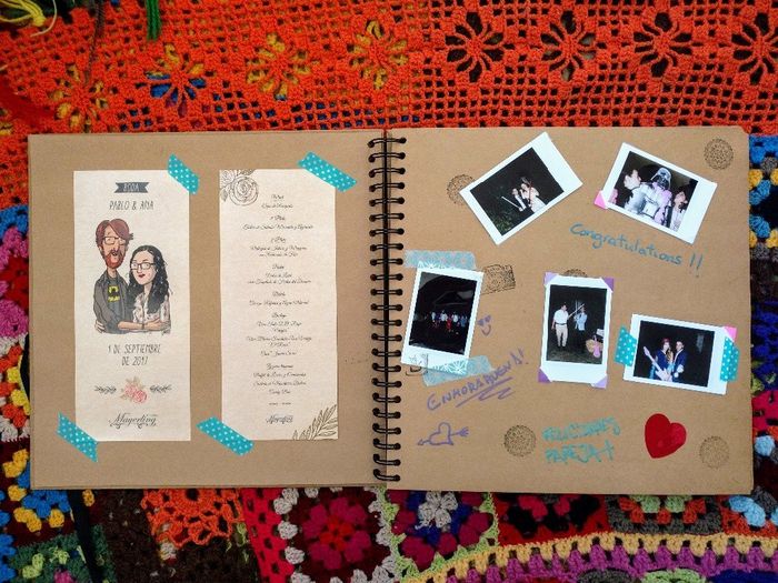 Libro de firmas: fotos y minuta