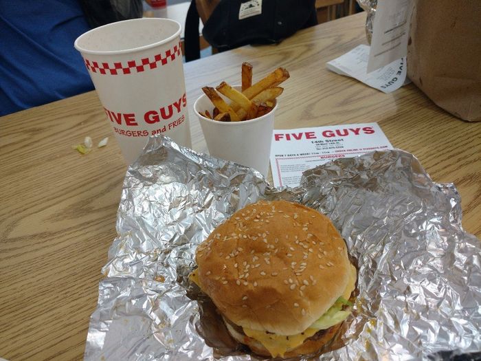 Hamburguesa del Five Guys