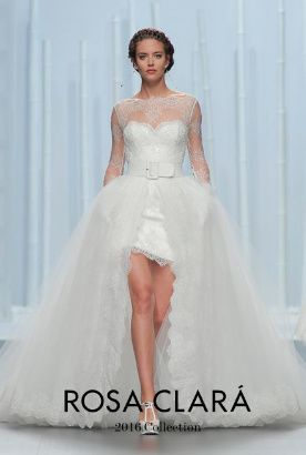vestido corto con sobrefalda 1