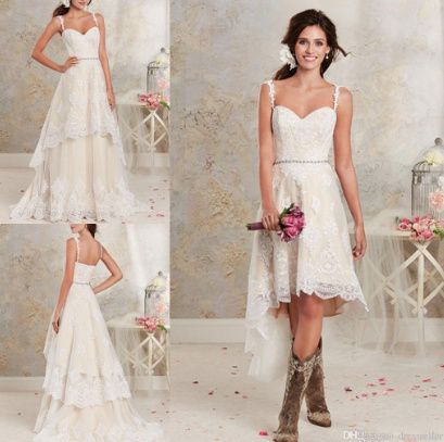 vestido corto con sobrefalda 6