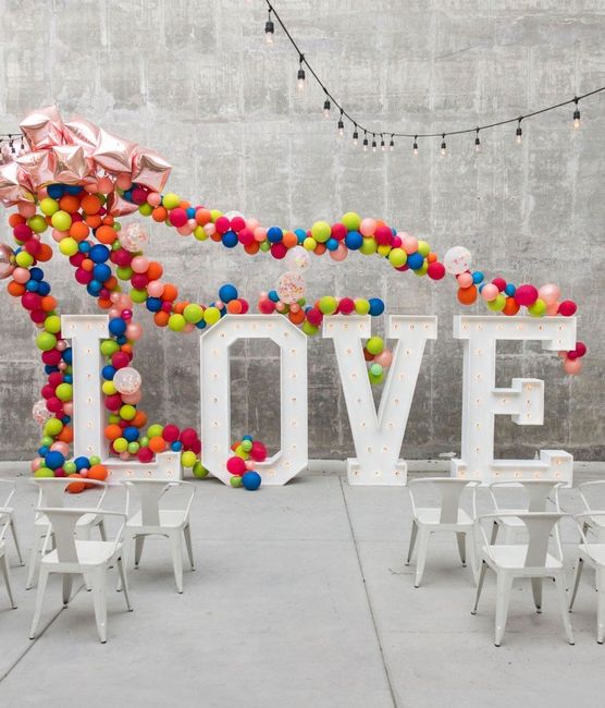 boda colorida