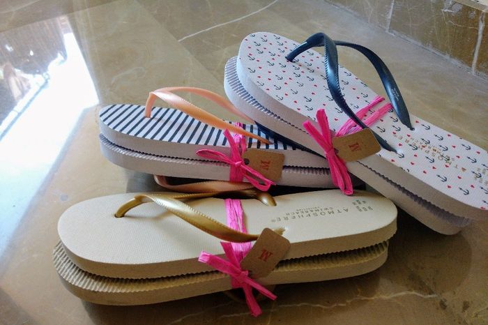 chanclas boda