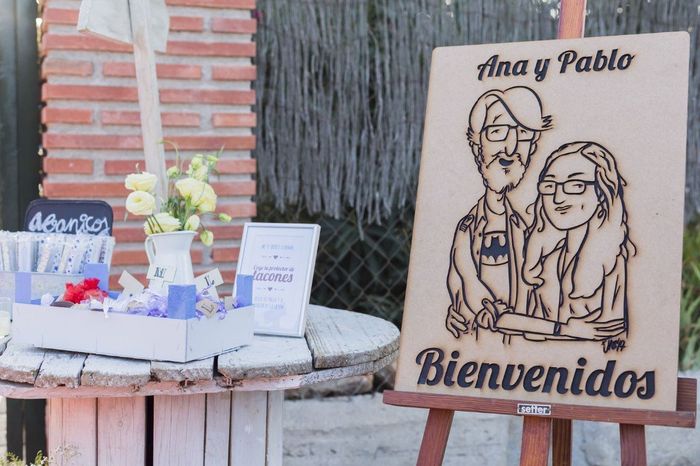 Cartel bienvenida