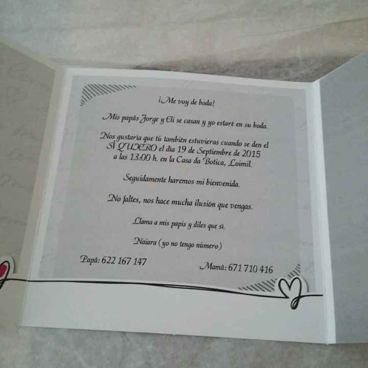 Ayuda invitaciones boda y bautizo - 1