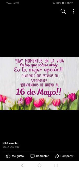 Aplazar boda de mayo a.... ? 3