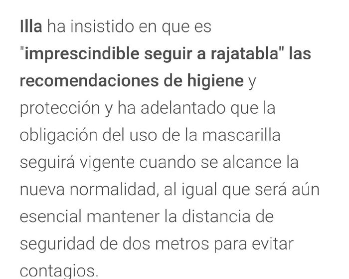 ¿ Mascarillas en la nueva normalidad? - 1