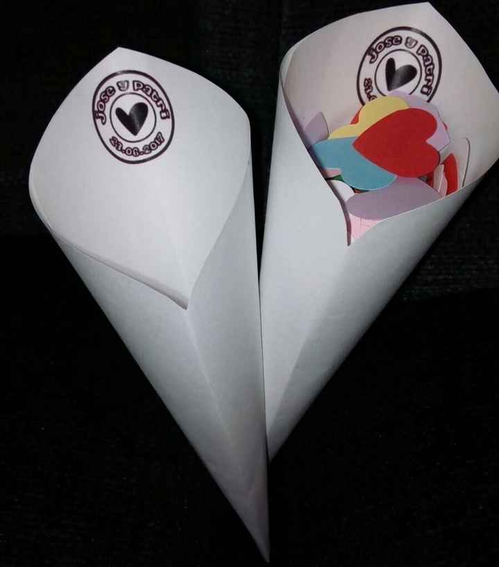 Cucurucho confeti
