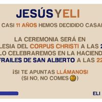 Invitación de boda