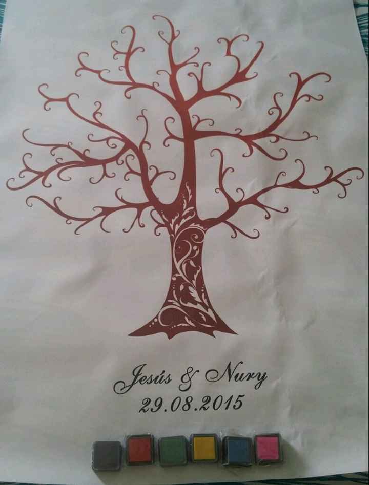 Más cositas....alfileres & arbol de huellas!! - 1