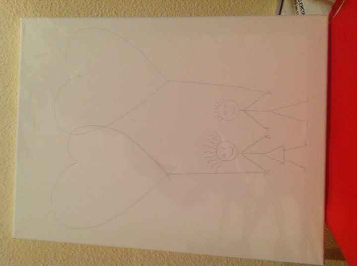 Boceto: Corazones de los deseos...