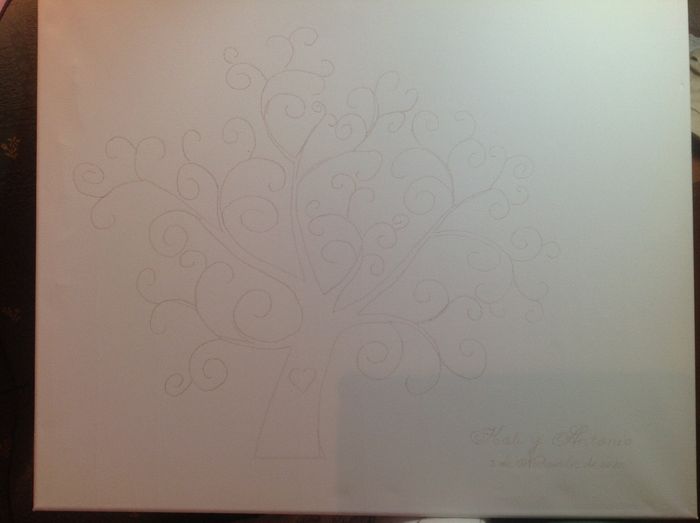 Boceto de mi árbol de los deseos