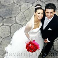 Mi ramo... y los recién casados súperfelicísimos... jajajajja