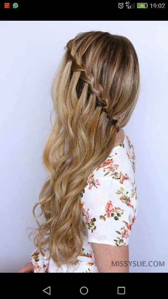 Peinado pelo suelto - 2