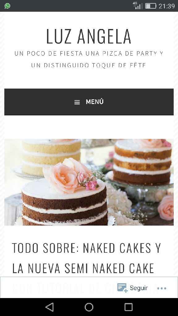 Tarta naked cake - 1