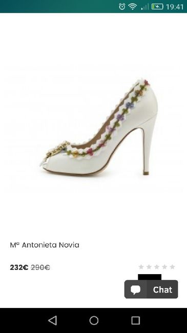 Zapatos estampado floral - 1