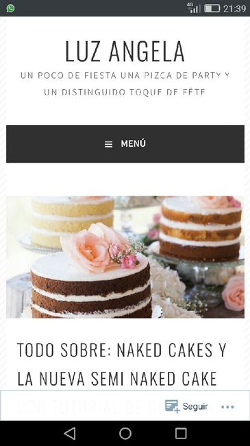 Tarta naked cake - 1