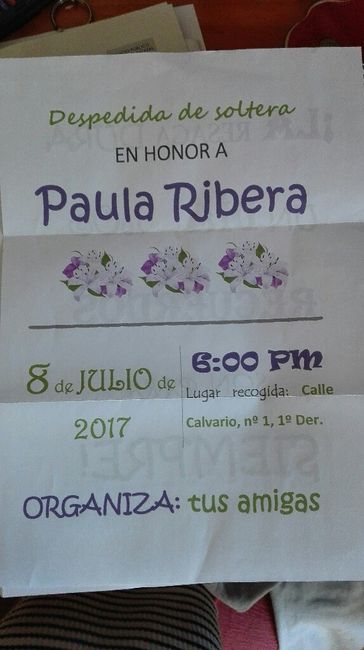 Primera despedida... - 2