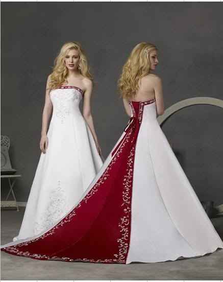 vestido novia rojo