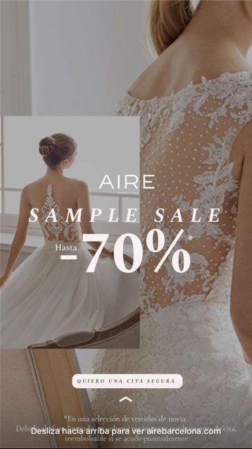 Aire Barcelona + Rosa Clará sample sale 1