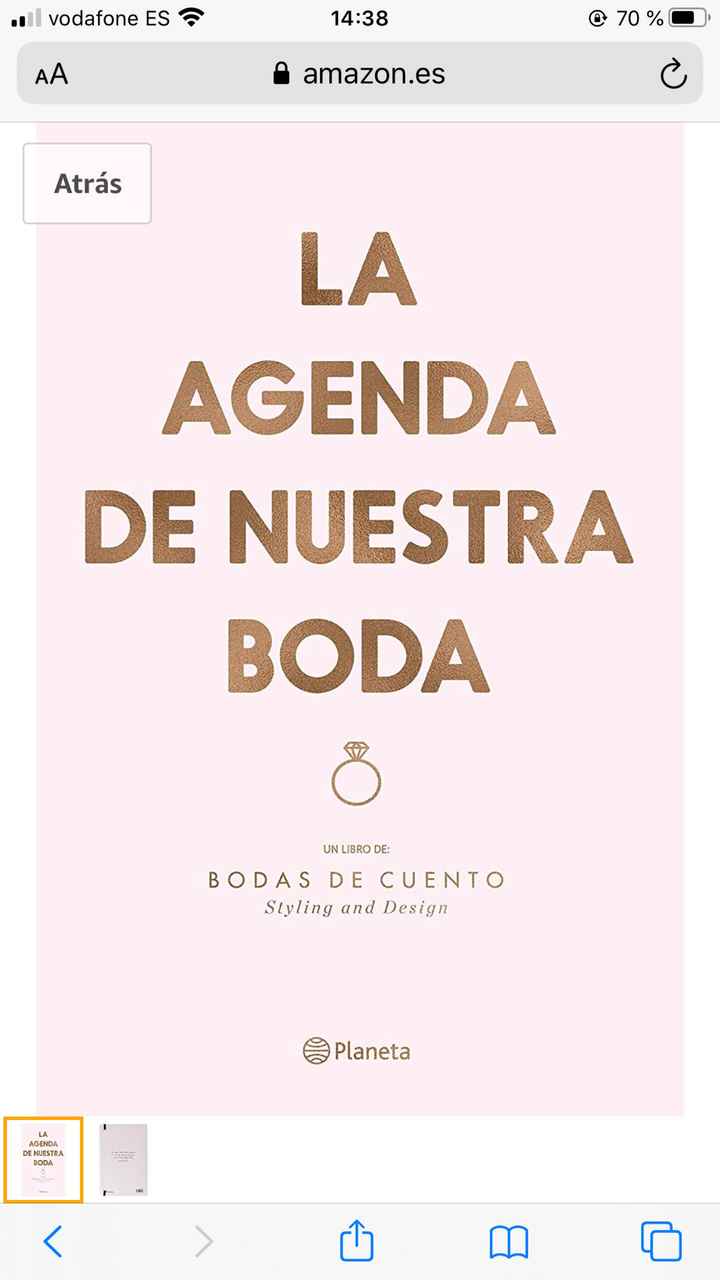 ¿Agenda de boda? - 1