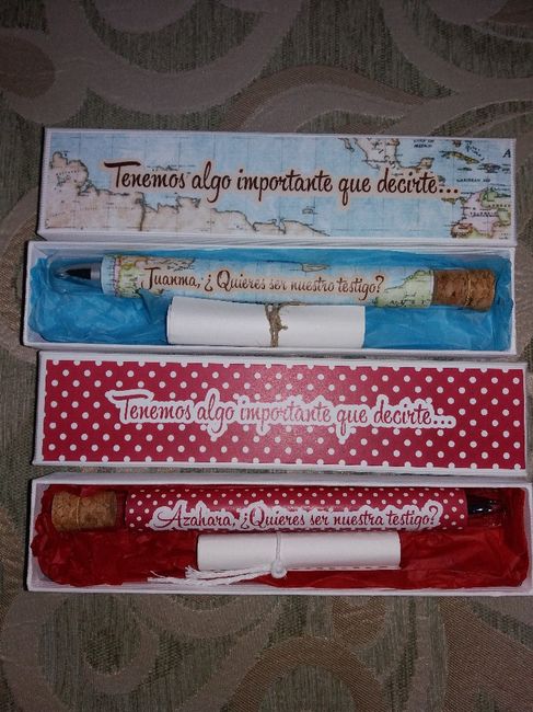 Mis bolis para los testigos 😍 - 1