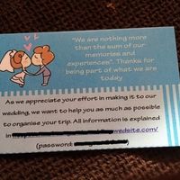 tarjetita para invitacion 3 idiomas