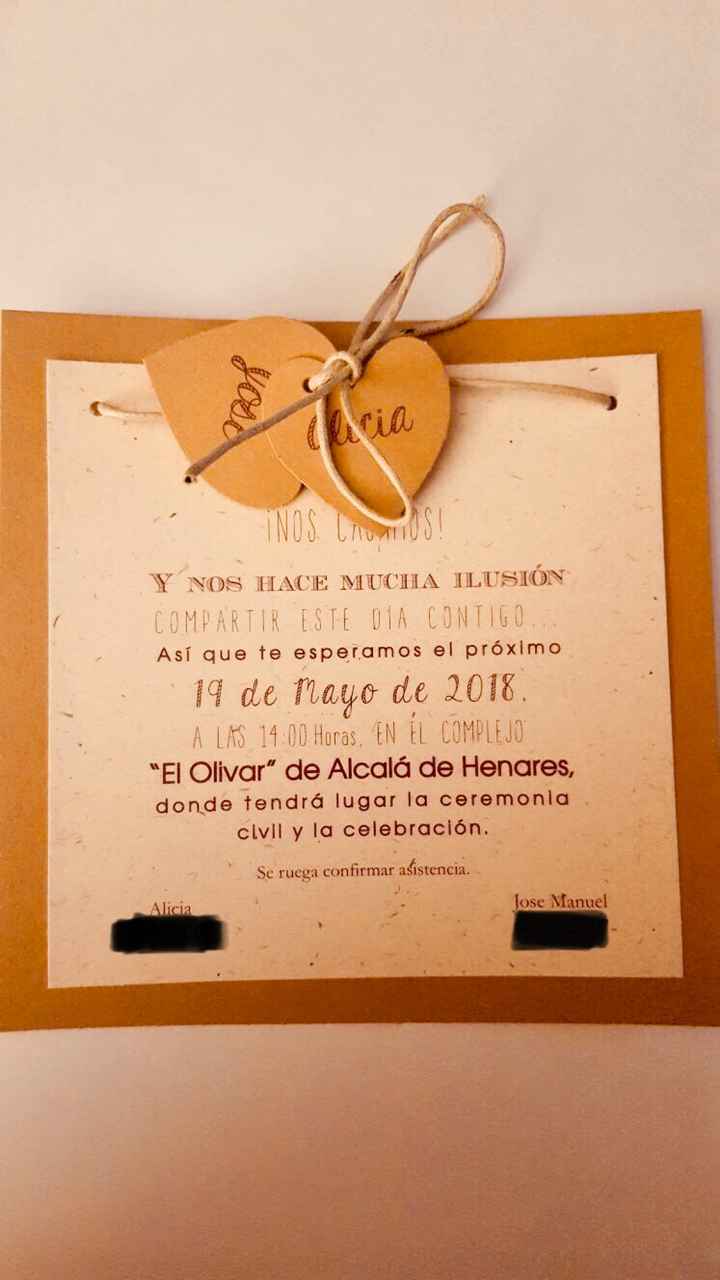  Texto invitaciones, ¿qué pongo? - 1