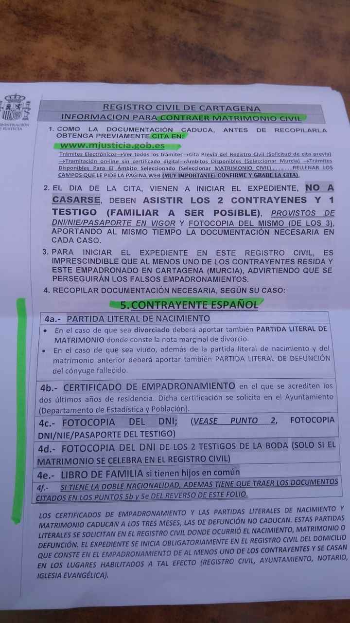 Registro civil Cartagena - 1