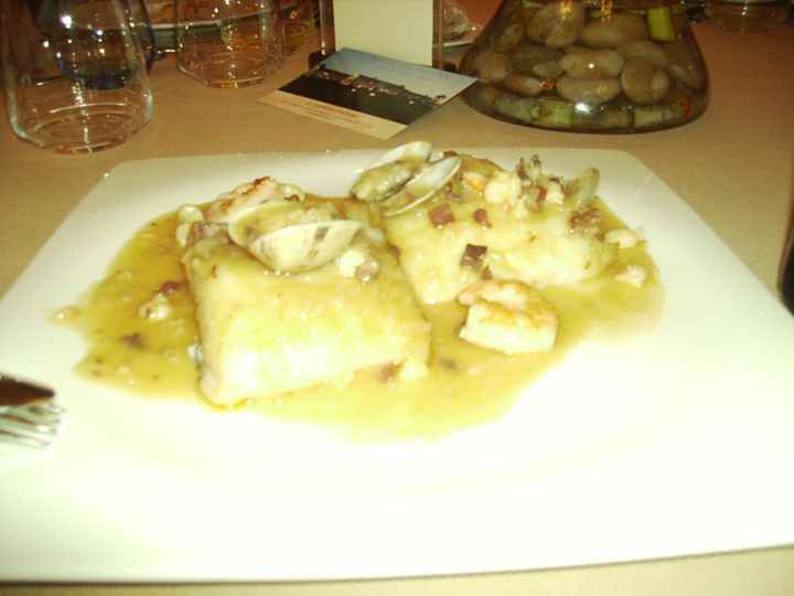 MERLUZA CON MARISCO Y SAL DE JAMON
