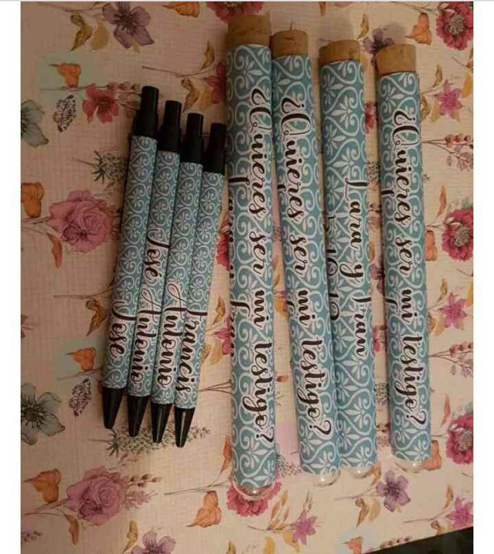 Bolígrafos testigos - 1