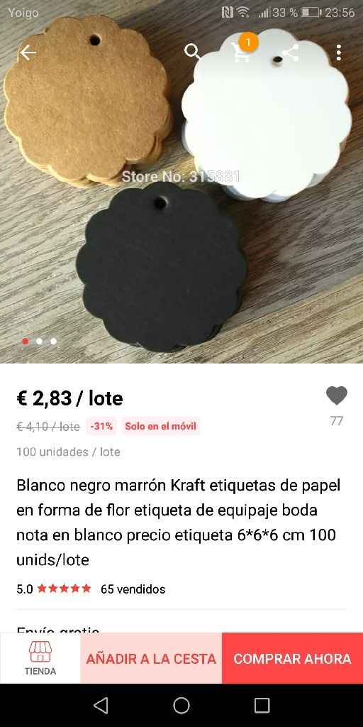 Etiquetas Kraft de Aliexpress - 1