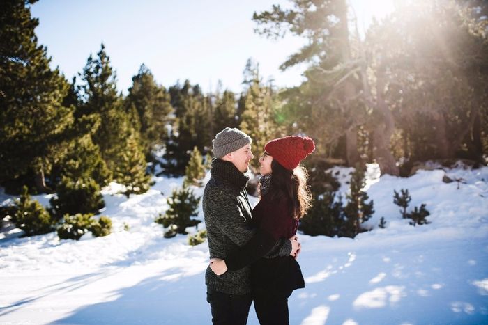 Preboda en la nieve