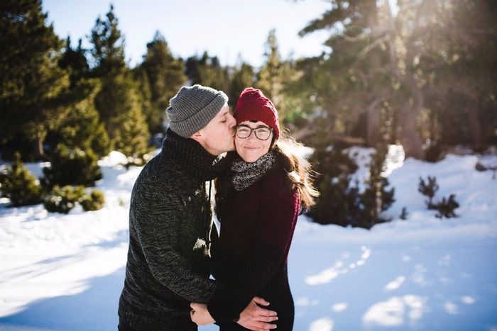 Preboda en la nieve