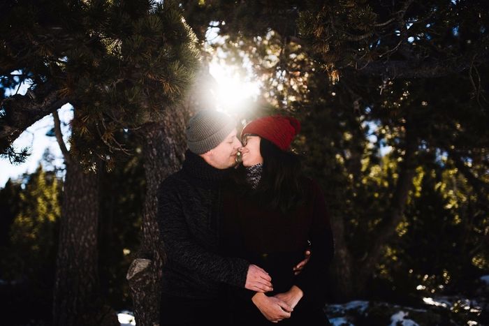 Preboda en la nieve