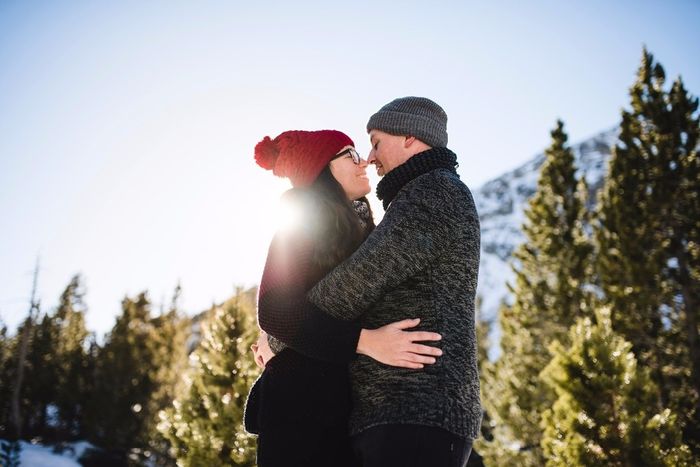 Preboda en la nieve