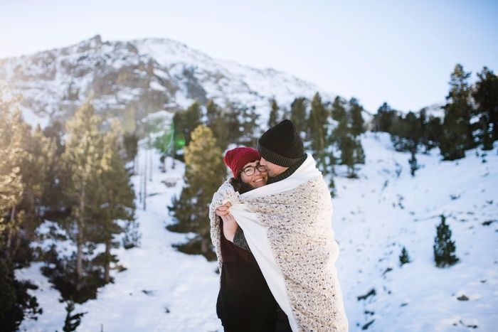 Preboda en la nieve