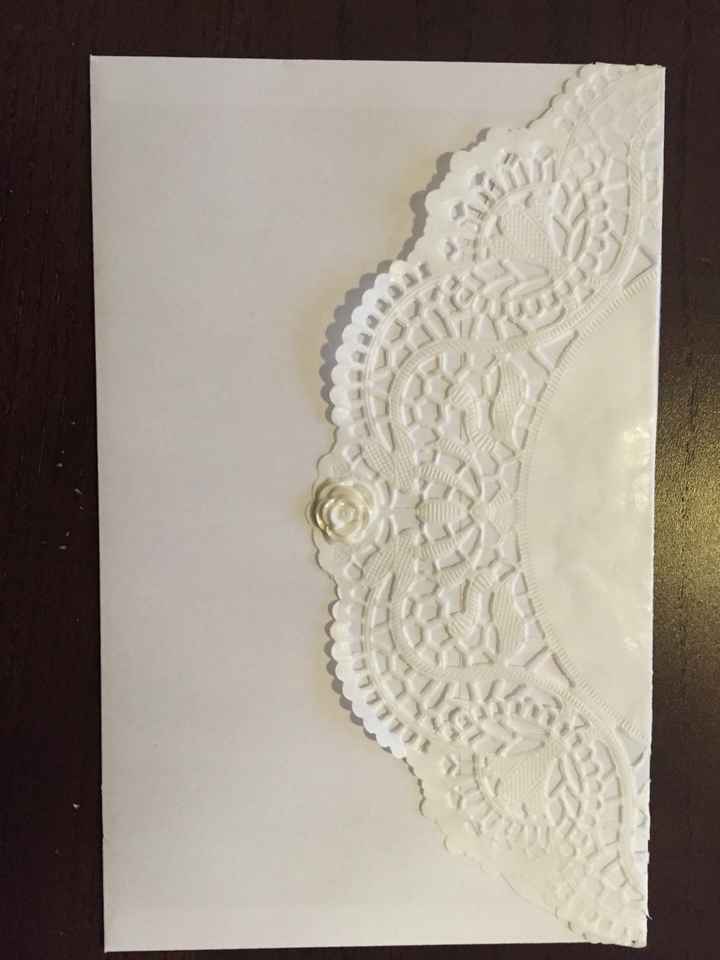 Mis invitaciones y mis  sobres diy - 2