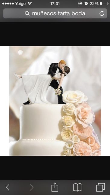 Muñecos tarta nupcial - 1