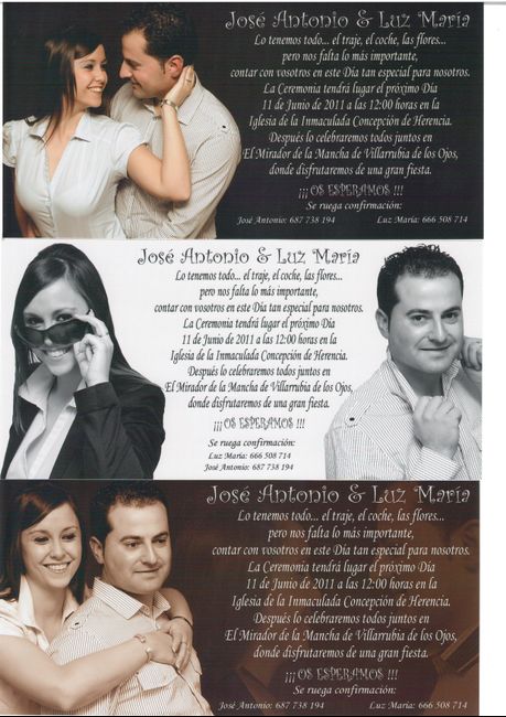 PRUEBAS DE INVITACIONES