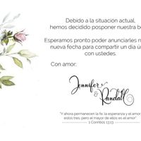Tarjeta para anunciar cambio de fecha - 1