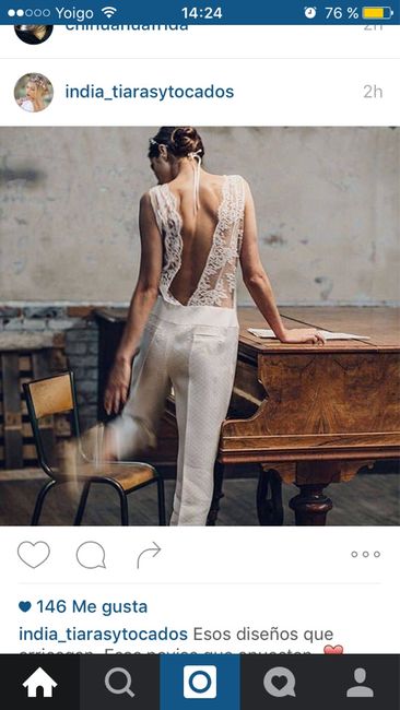 Trajes de pantalon para novias - 1